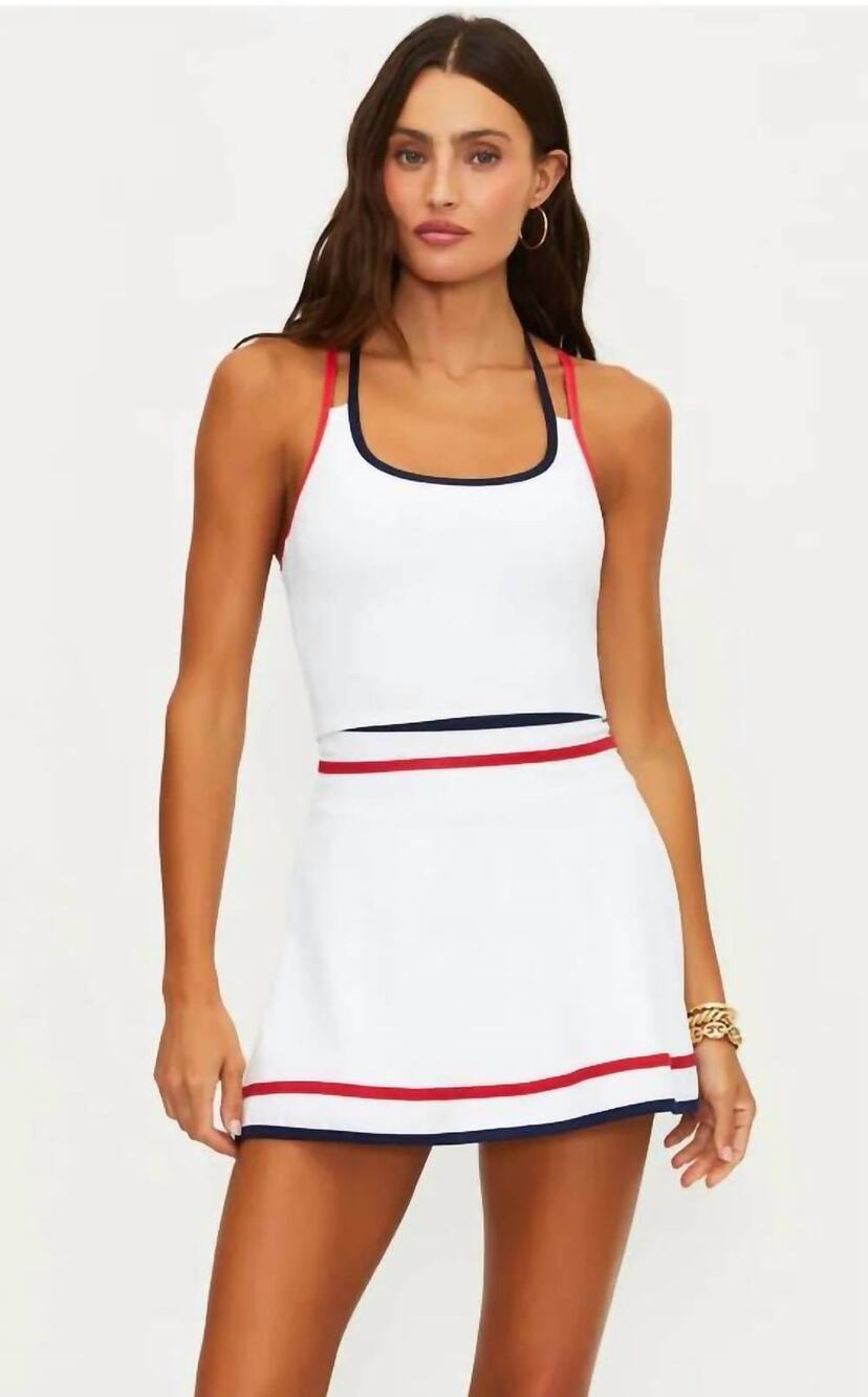 Beach Riot Oslo Top in Heritage White M NWT Athletic Sports Bra Court Course